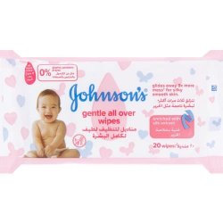 Johnson's Baby Wipes Gentle All Over 20 Wipes