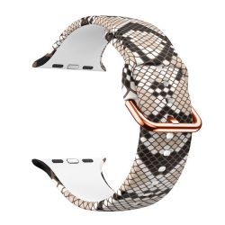 Silicone Strap For Apple Watch 38 40 41MM-SNAKE Skin