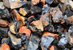 RAINBOWRECORDS239 - Natural Rough Black Onyx - 1 2 Lb Bulk Lots Of Raw Stones Rocks Minerals For Tumbling Cabbing 8 Ounces