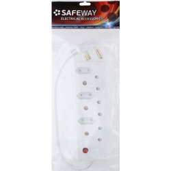 Safeway 6 Way Multi Plug Adaptor