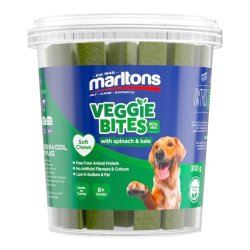 Marltons Veggie Bites Spinach And Kale Dog Treat - 300G