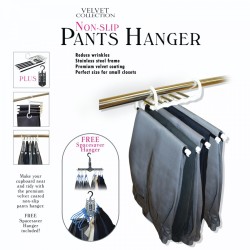 Homemark Non Slip Pants Saving Hanger