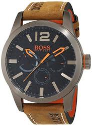 Boss Orange Men's 1513240 Paris Japanese Quartz Brown Watch With Analog Display