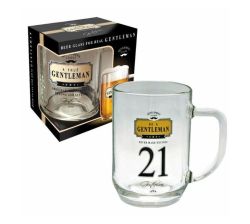 Be A Gentleman 21ST Beer Glass
