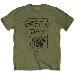 Green Day - Organic Grenade Unisex T-Shirt - Green XL