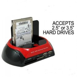 Hard Drive Sata Hdd Dock + Card Reader