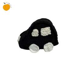 Black And White Car - Soft Toy For Baby Play Gym