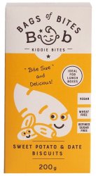 Bags Of Bites Kiddies Sweet Potato & Date Biscuits