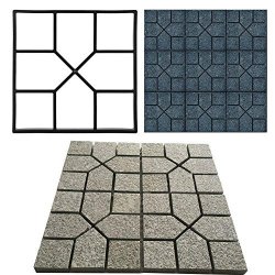 Cocoarm Concrete Mould Diy Square 8 Grid Driveway Brick Patio