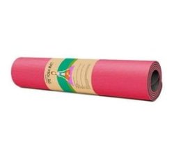 Yoga Mat - Gym Accessory - Red Flame & Black