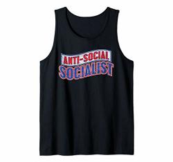Funny Sarcastic Gifts Introvert Anti-social Socialist Club Tank Top