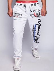 Running Fitness Sports Trousers - White Xxl