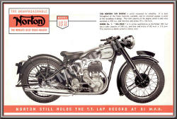 Norton 16h 1948 - Classic Metal Sign