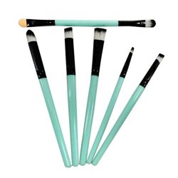 Han Shi Makeup Brush 6PCS Beauty Fashion Cosmetic Lip Eyeshadow Brush Cosmetic Tool Green L