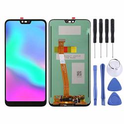 Mobile Phone Lcd Screen Lcd Screen And Digitizer Full Assembly Supporting Fingerprint Identification For Huawei Honor 10 Black Lcd Screen Color : Black
