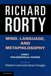 Mind Language And Metaphilosophy - Richard Rorty Paperback