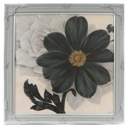 NovelOnline Black Flower Framed Print