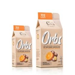Orbs 70% Dark Chocolate & Orange 195G