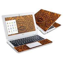 Mightyskins Protective Vinyl Skin Decal Cover For Acer Chromebook 11 CB3-111 Laptop Cover Wrap Sticker Skins Carved Aztec