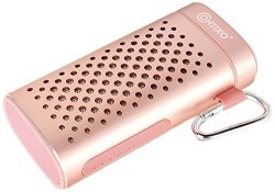 By-contixo Portable Speakers Bluetooth Power Bank Charger Small Portable Speaker - Pink