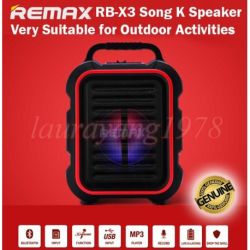 Remax Song K Bt Speaker With MIC Blk+red RB-X3