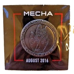 Mecha August 2016 Loot Gaming Lootgaming Lootcrate Loot Crate Pin