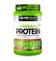 Nutritech 100% Vegan Protein - Double Dutch Cocoa 908G