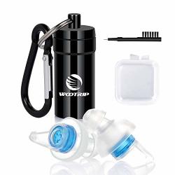 Ear Plug Wootrip Snr 32DB Silicon Earplugs Comfortable & Resuable With Aluminum Carry Case For Sleeping Snoring Hearing Protection Noise Sensitivity Conditions And More