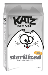 Katz Menu Sterilized Cat Food - 2KG