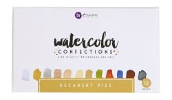Prima Marketing Watercolor Confections: Decadent Pies