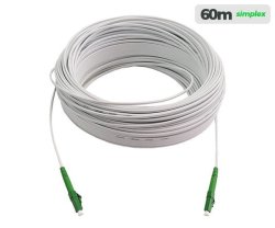 Ultralan Pre-terminated Drop Cable Lc apc Simplex - 60M - White