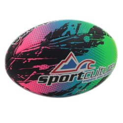 Training Sportculture Rugby Ball 4 Multi-colour-black-splash