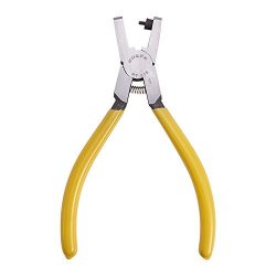 Pandahall Elite 1 Set Size 136X91X9.5MM Hole Punch Plier For Jewelery Making Craft Tool Color Yellow