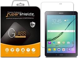 SUPERSHIELDZ 2 Pack For Samsung Galaxy Tab S2 8.0 Screen Protector Tempered Glass Anti Scratch Bubble Free