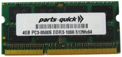 4GB Memory For Fujitsu Lifebook NH570 DDR3 PC3-8500 1066MHZ RAM Parts-quick Brand