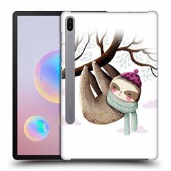 Official Oilikki Lazy Sloth Hard Back Case Compatible For Samsung Galaxy Tab S6 2019