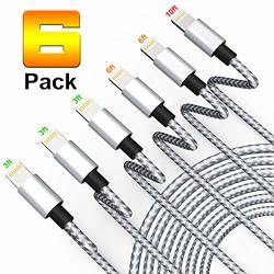 Nylon Braided Lighting Cable Syncing And Fast Charging Cord Compatible With Phone XS MAX XR XS X 8 7 PLUS 6S 6 SE 5S 5C PAD