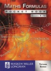 Maths Formulas Pocket Book - Gr 8 - 12