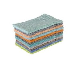 FMF 10 Pack Assorted Colours Guest Towel 30X50CM