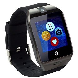 Bluetooth Smart Watch With Sim Card Slot Camera Wristwatch Pedometer Fitness Tracker Smartwatch Anti Lost Phone For Women Men Android Samsung Galaxy Note 5