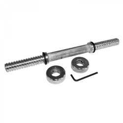 Trojan Chrome Dumbbell Handle With Lock Tight Collar