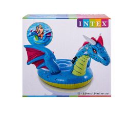 Dragon Inflatable - Pool Accessories - Multi-coloured - 2.01 M X 1.91 M