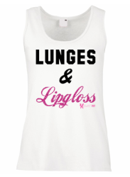 SweetFit Lunges And Lipgloss - Xsmall Vest