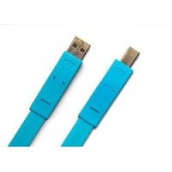 LaCie USB2.0 Flat Cable A male B male 1.2m