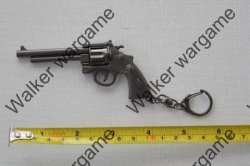 Miniature Gun Military Keychain Ring Ornaments Boutique Gift - Revolver