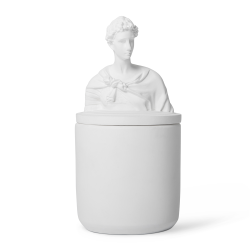 @home Scented Jar Candle Male Bust On Lid White 8CM