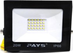 Noble Pays 20W 1600 Lumens LED Floodlight-beam Angle 120 Degrees Low Power Energy-saving High Efficiency White LED Lifespan Up To 30000 Hours IP66 Dustproof