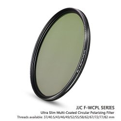 Jjc 18-LAYER 72MM Cpl Filter Circular Polarizer For Camera Lens With 72MM Filter Thread - E.g.for Canon Ef 50MM F1.2L Ef 35MM F1.4L Ef