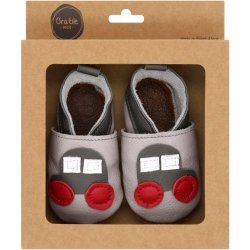 Oratile Kids Schumi Grey White & Red Baby Shoes Boys 12-18 Months