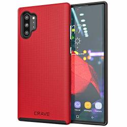 Crave Note 10+ Case Dual Guard Protection Series Case For Samsung Galaxy Note 10 Plus - Red